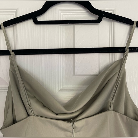 Urban Outfitters Sage Green Mallory Cowl Neck Slip Dress - Picture 4 of 7